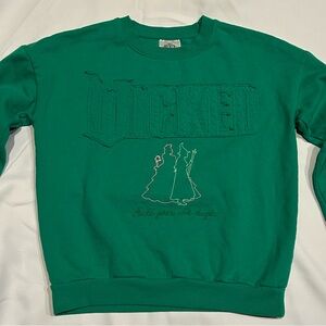 Universal Green Sweatshirt with Wicked Design